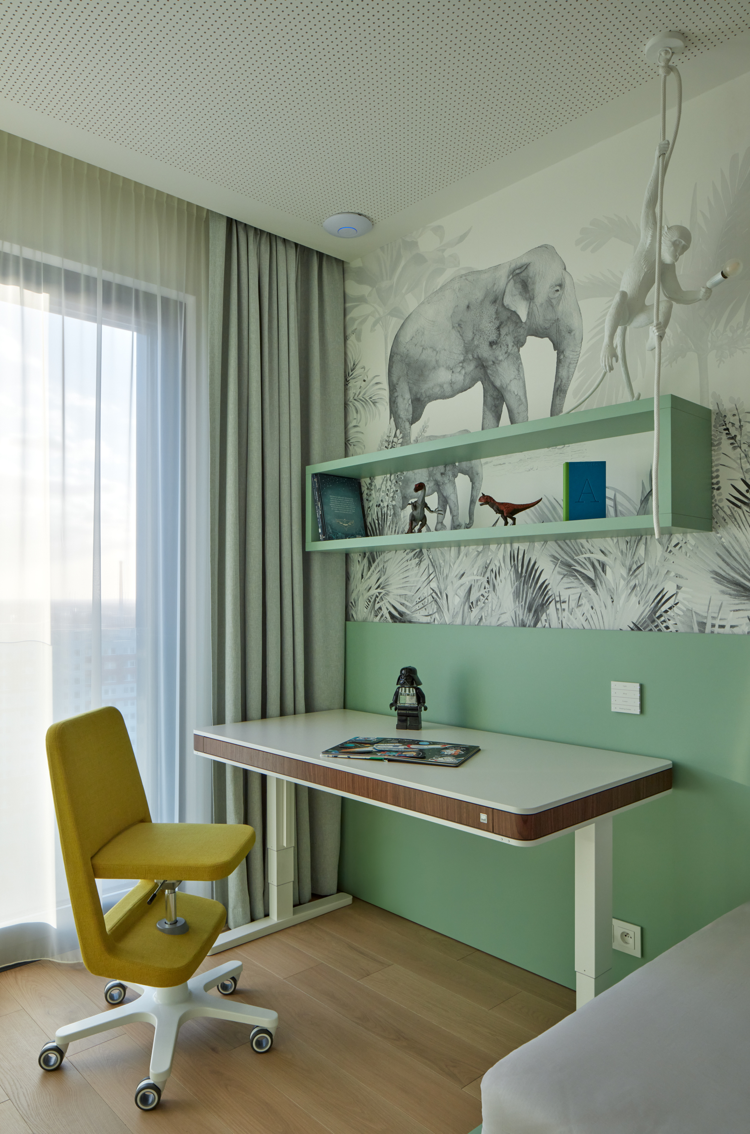 Jungle-inspired children’s room