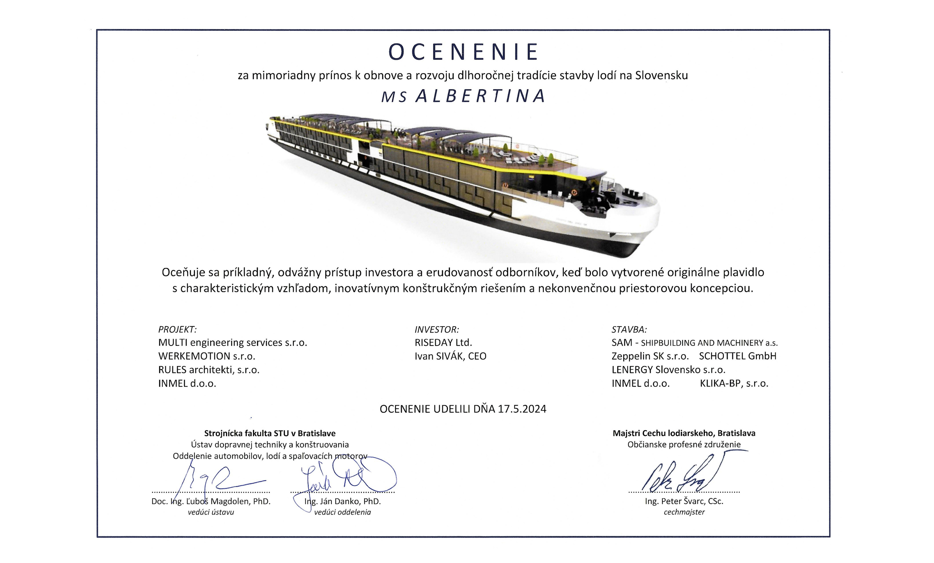 MS Albertina cabin cruise ship