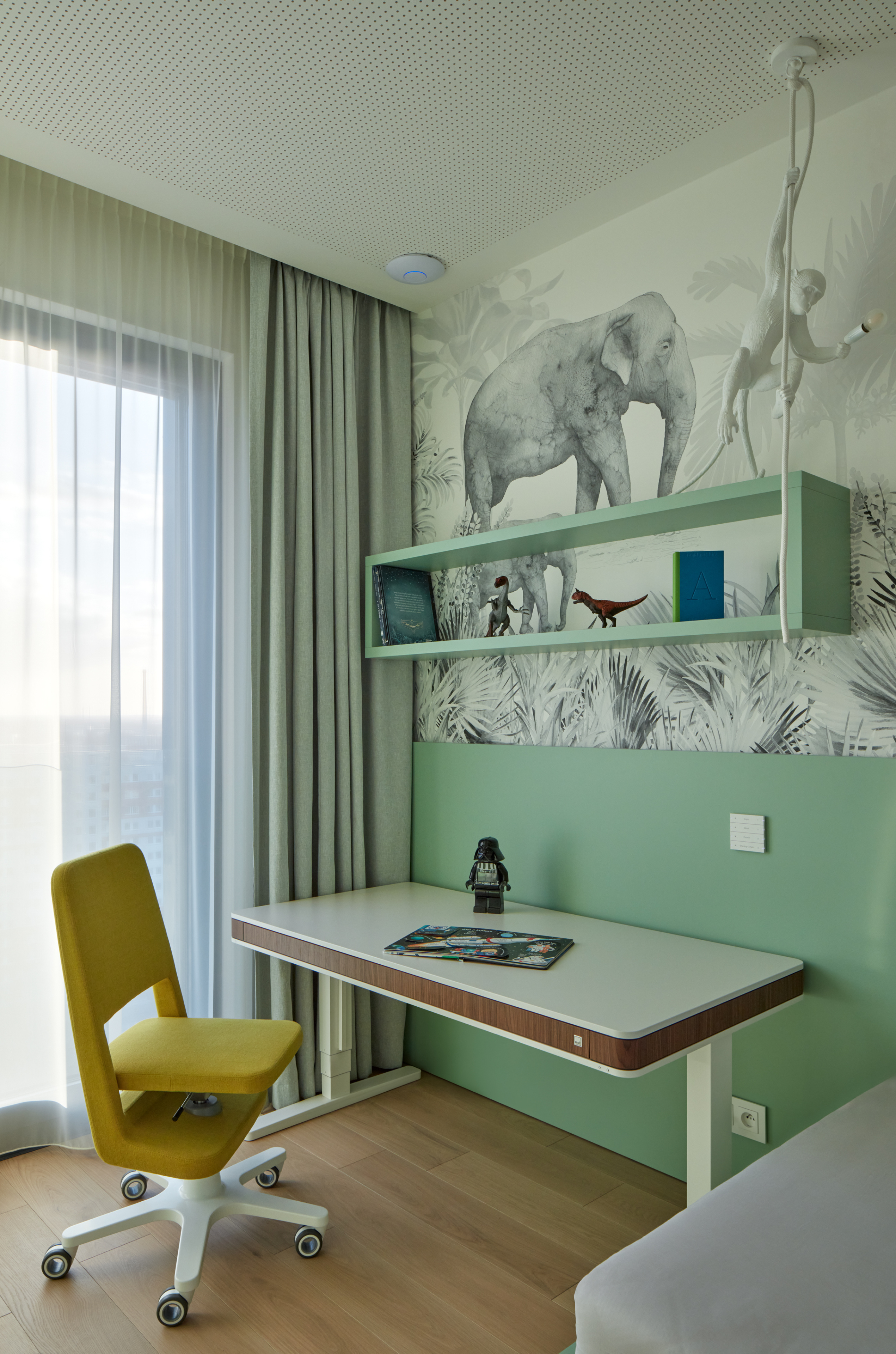 Jungle-inspired children’s room