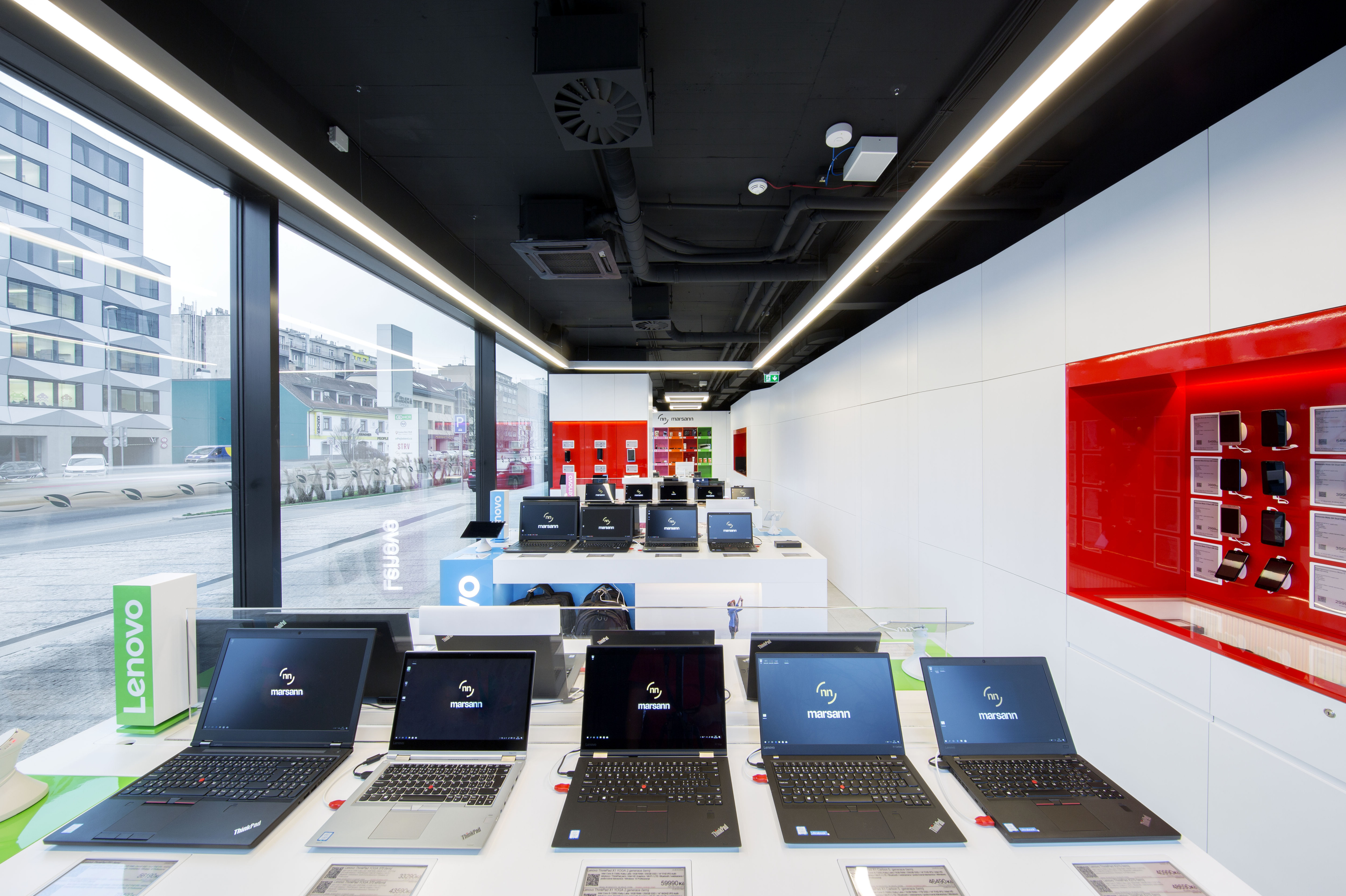Interiér Lenovo Praha Česká Republika