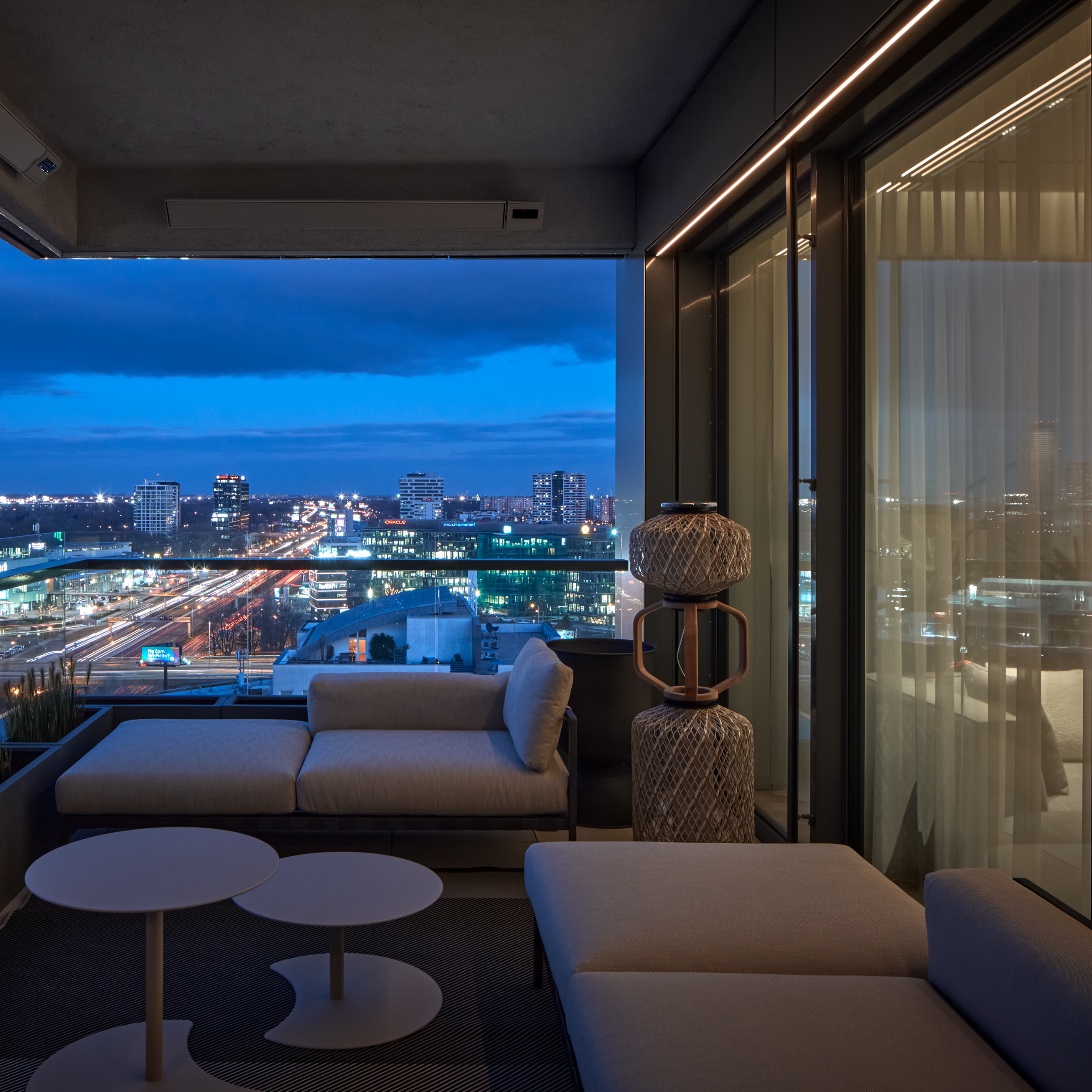 Terraces with indoor comfort