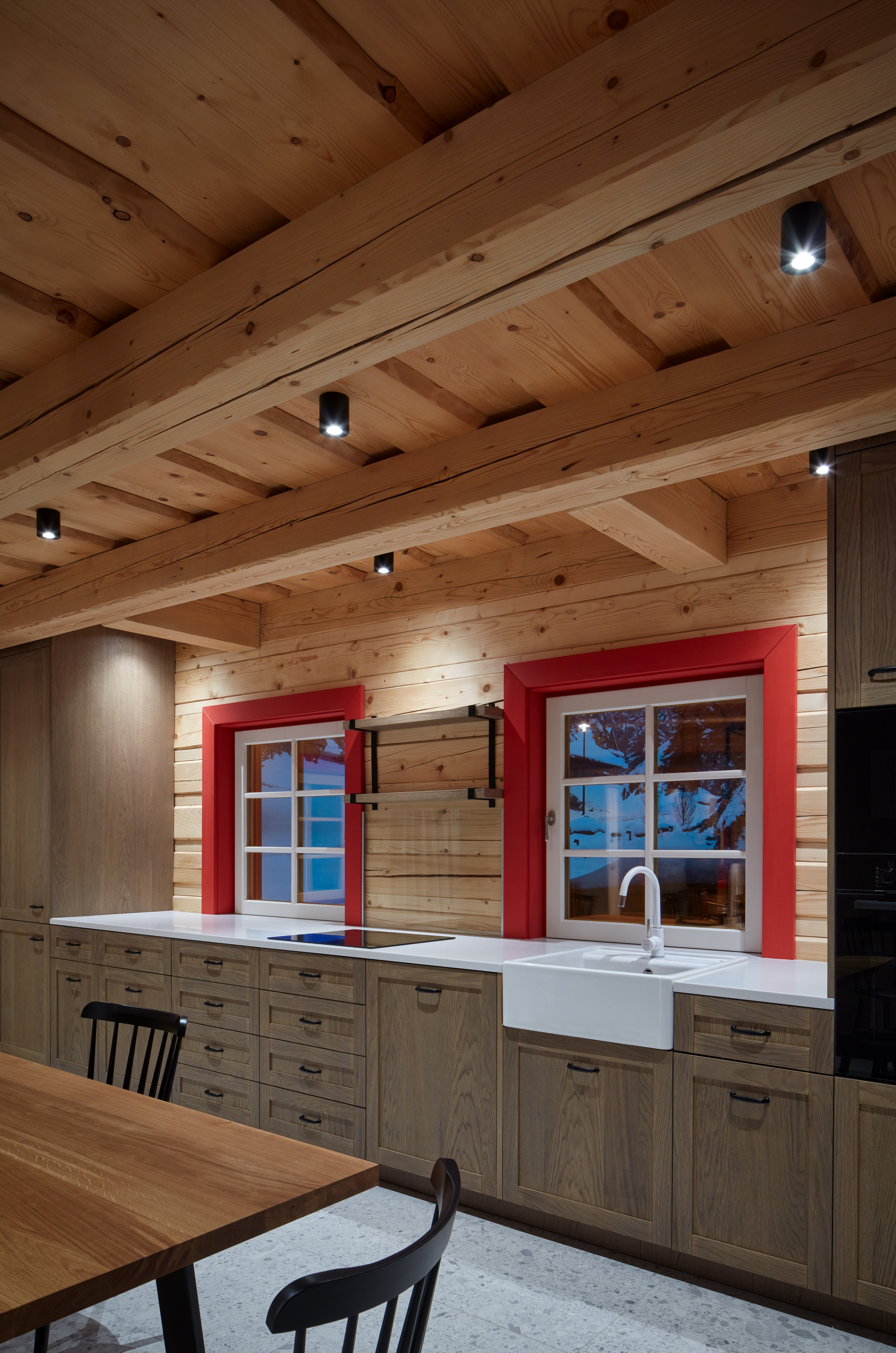Rustic-style kitchen