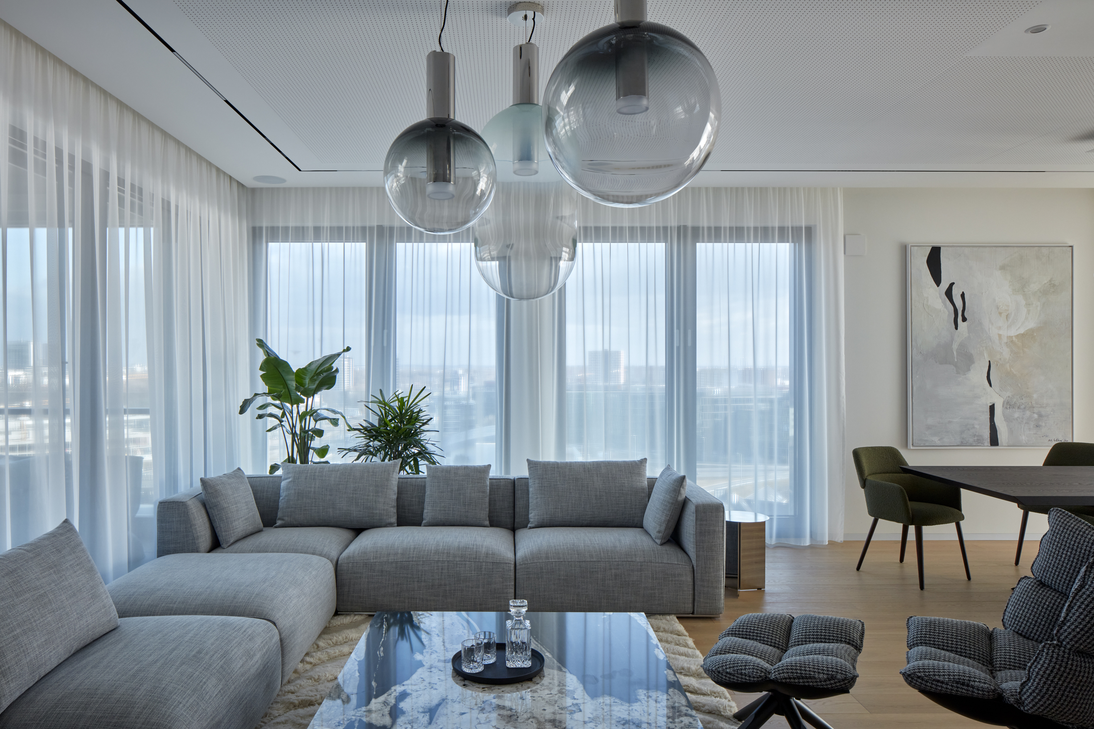 Naturally illuminated living area