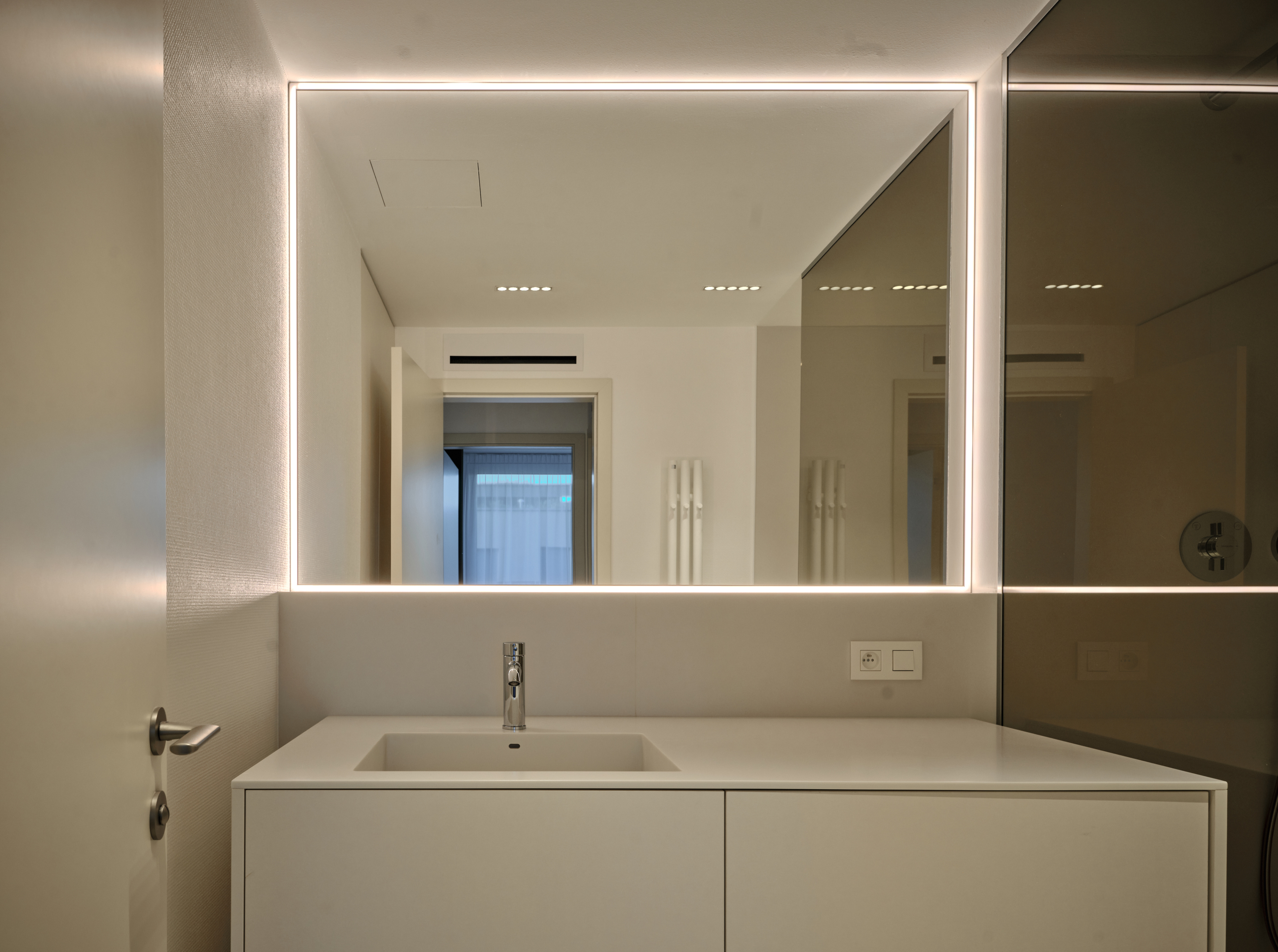 Bathroom after structural renovation