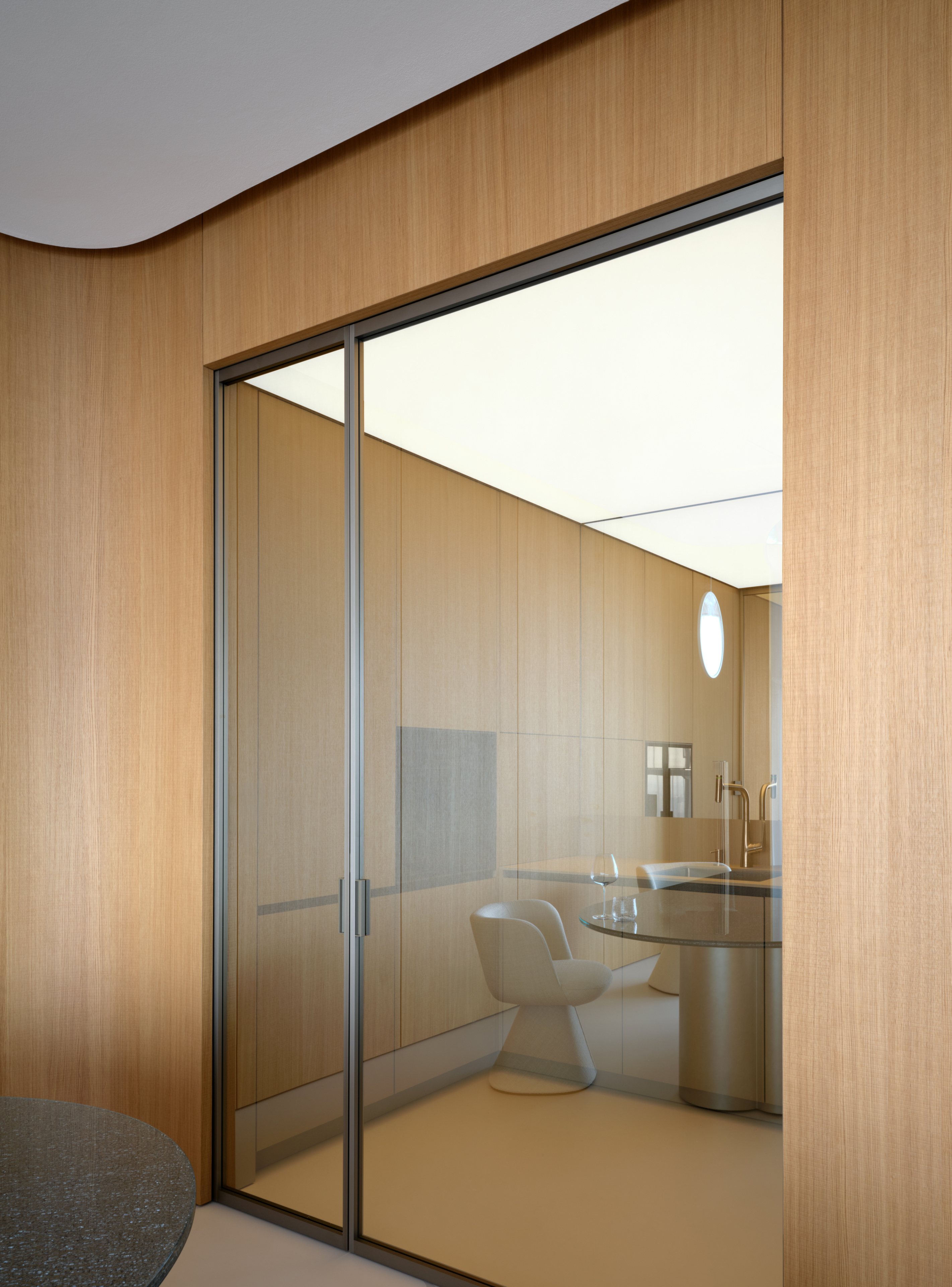Hidden kitchen niche