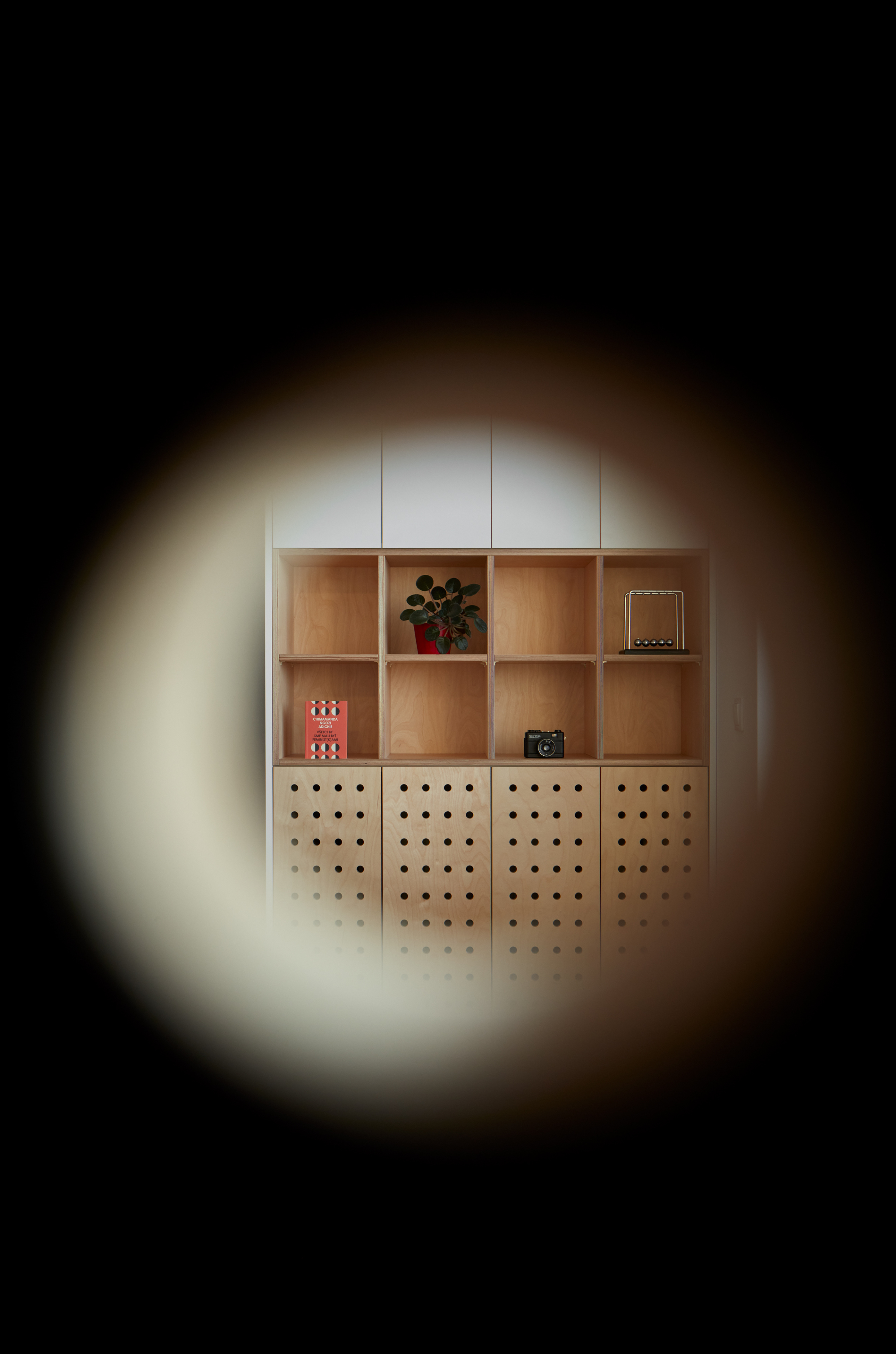 Bedroom with separate wardrobe