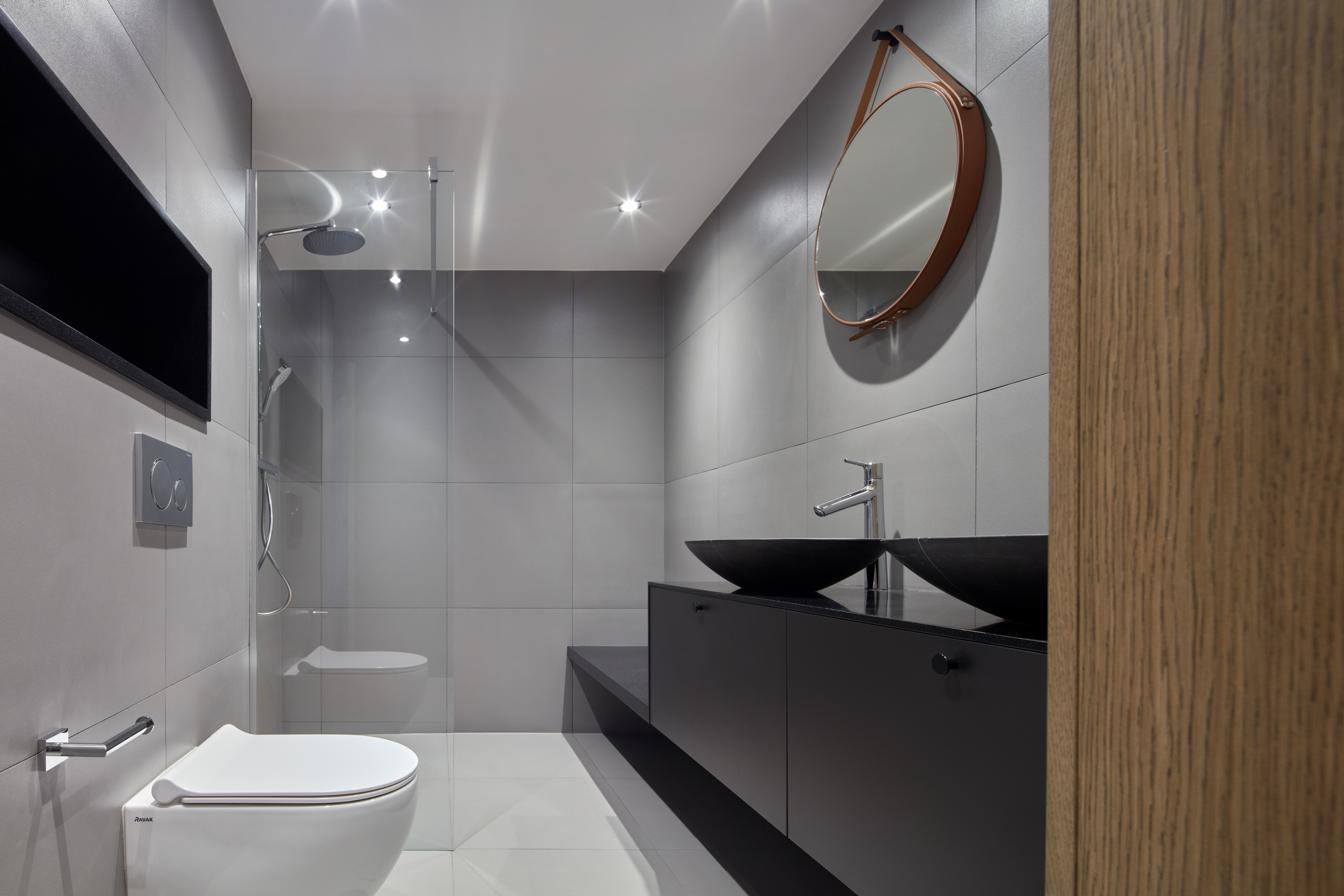 Basement bathroom