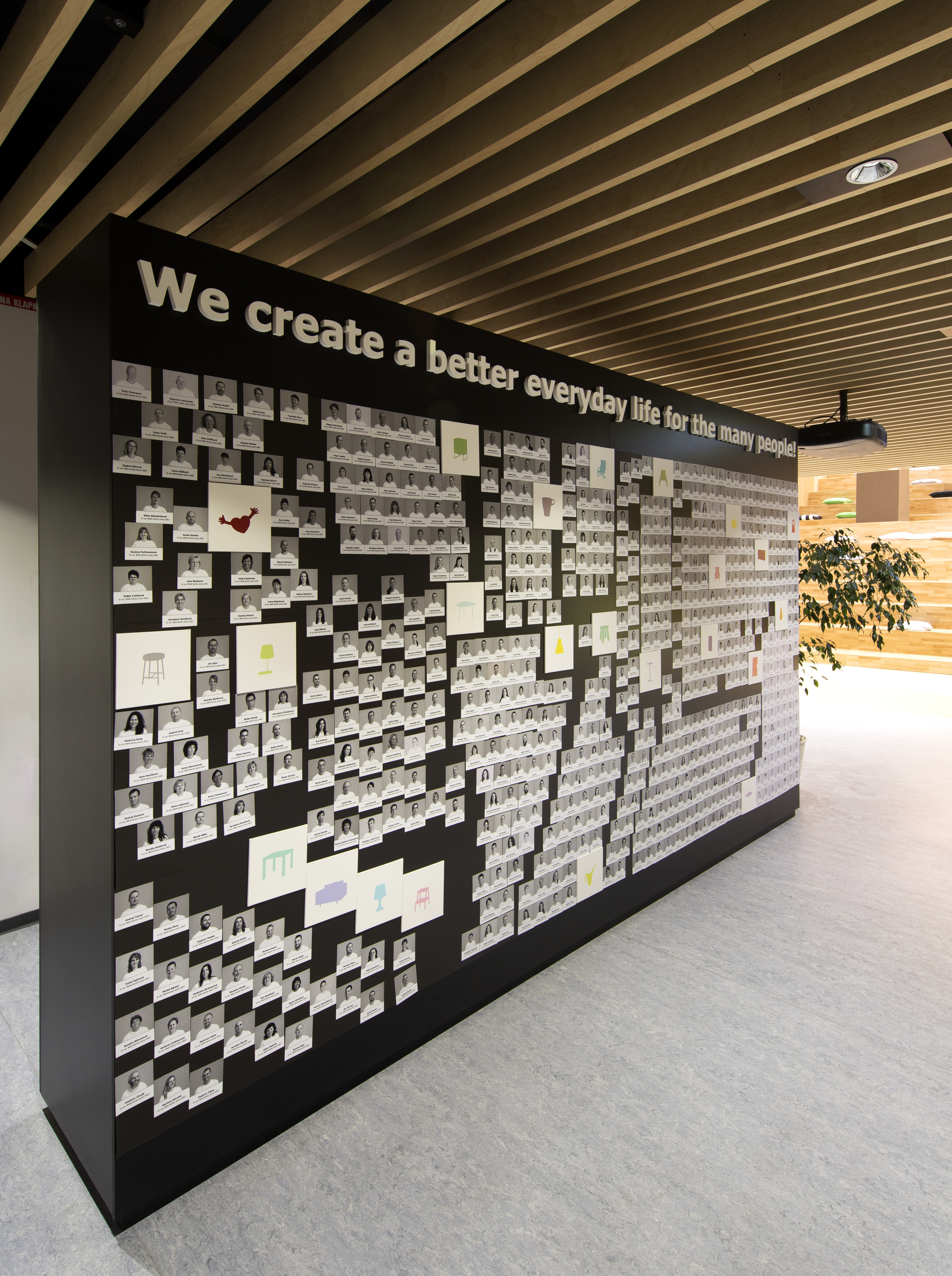 Interior office building