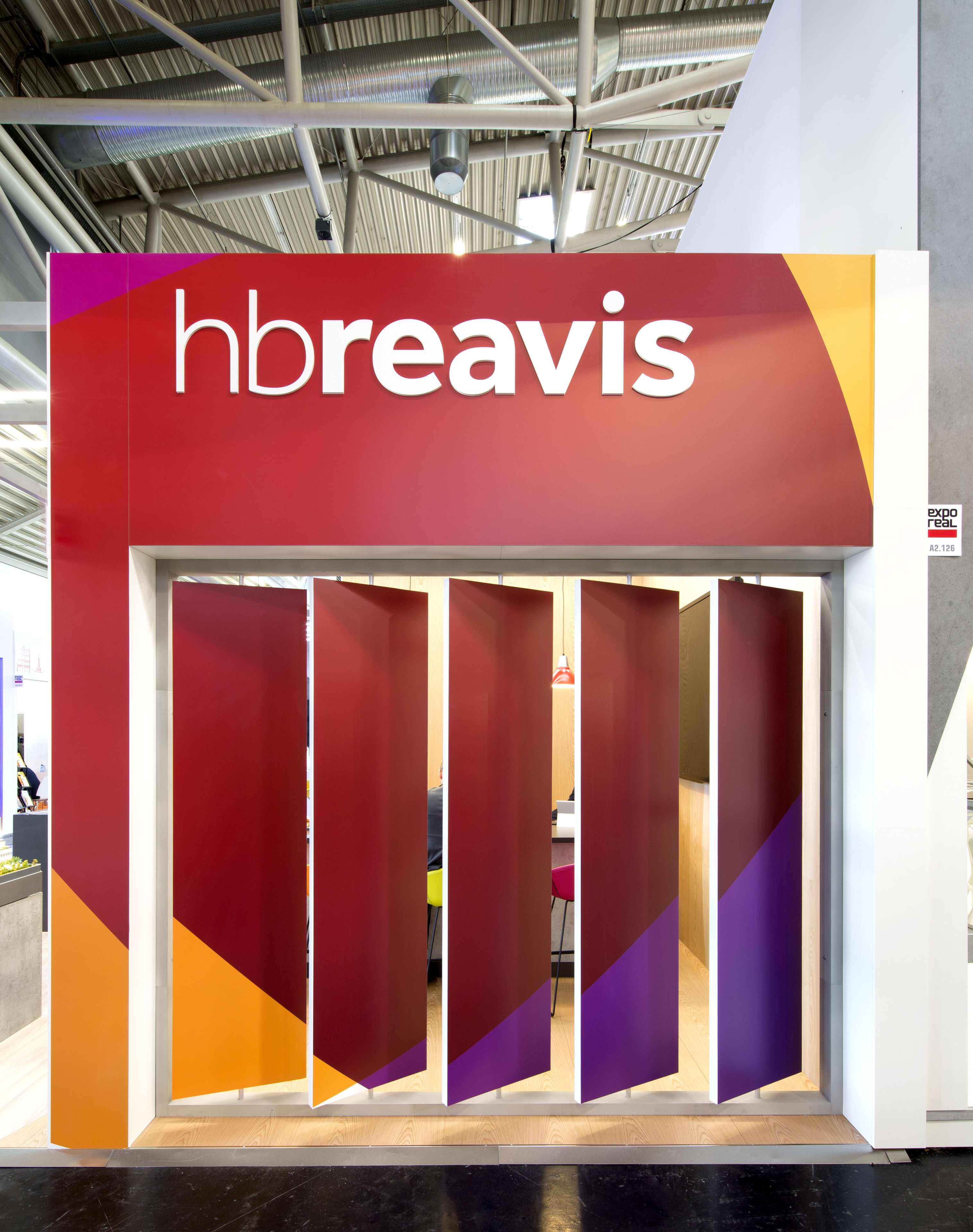 Exhibition stand HB Reavis Expo Real