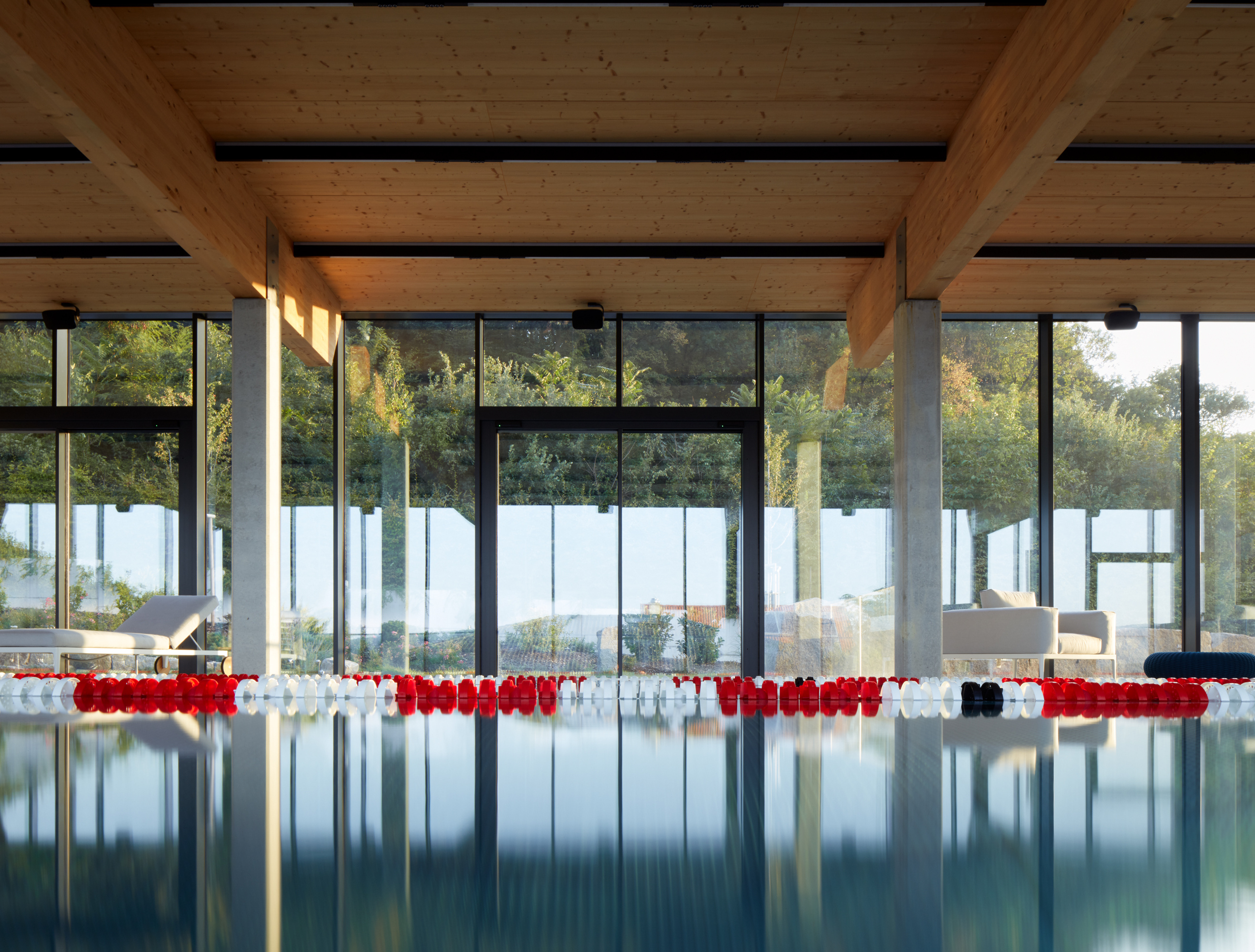 Private swimming pool Gary Hall Center