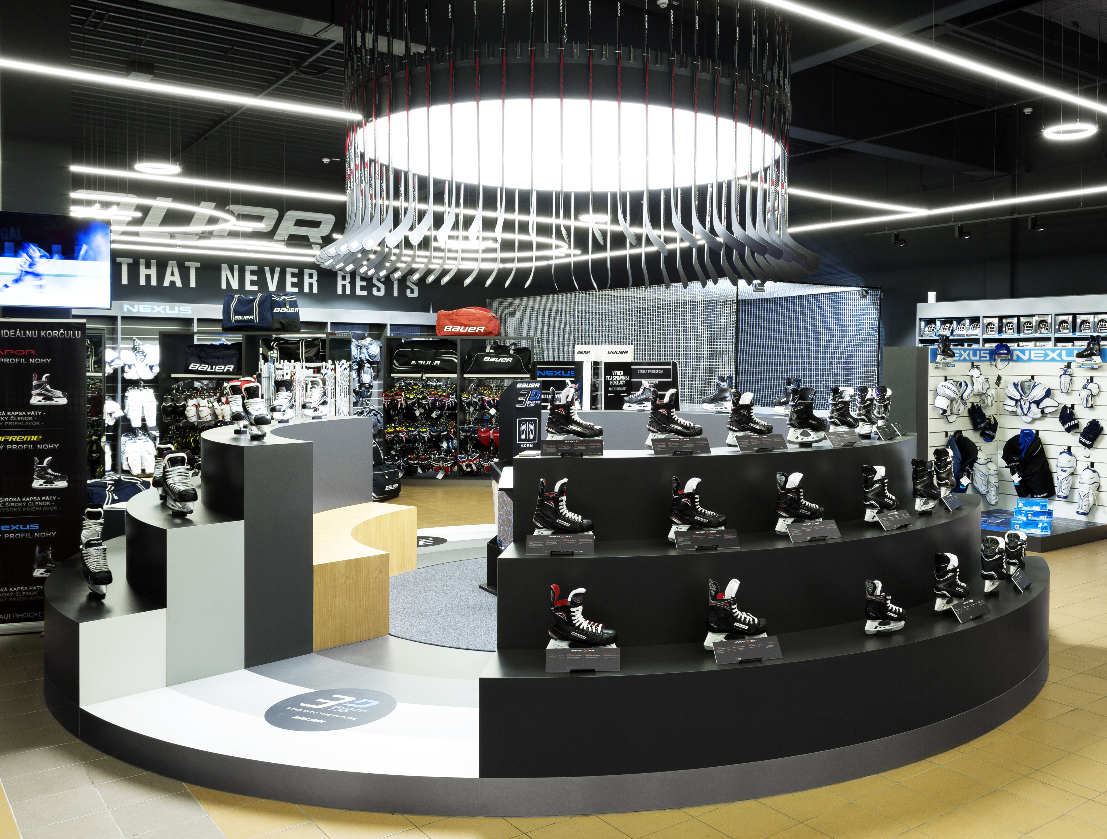 Bauer hockey equipment store