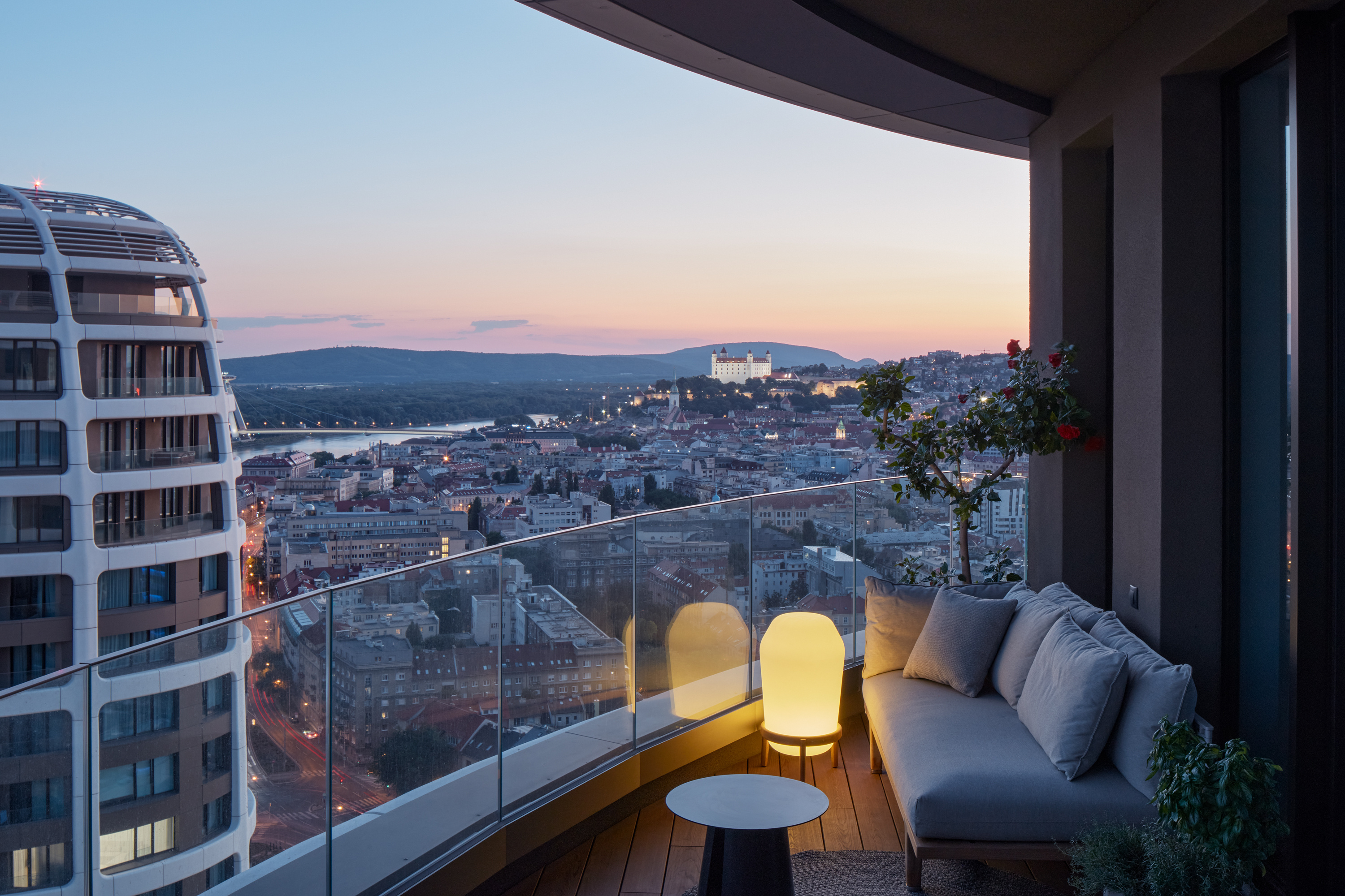Outdoor lounge on the terrace